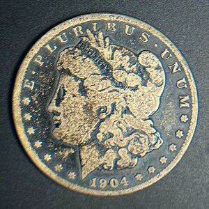 Stunning 1904-S MORGAN S$1 Silver Dollar - RARE San Francisco Mint Coin - USA